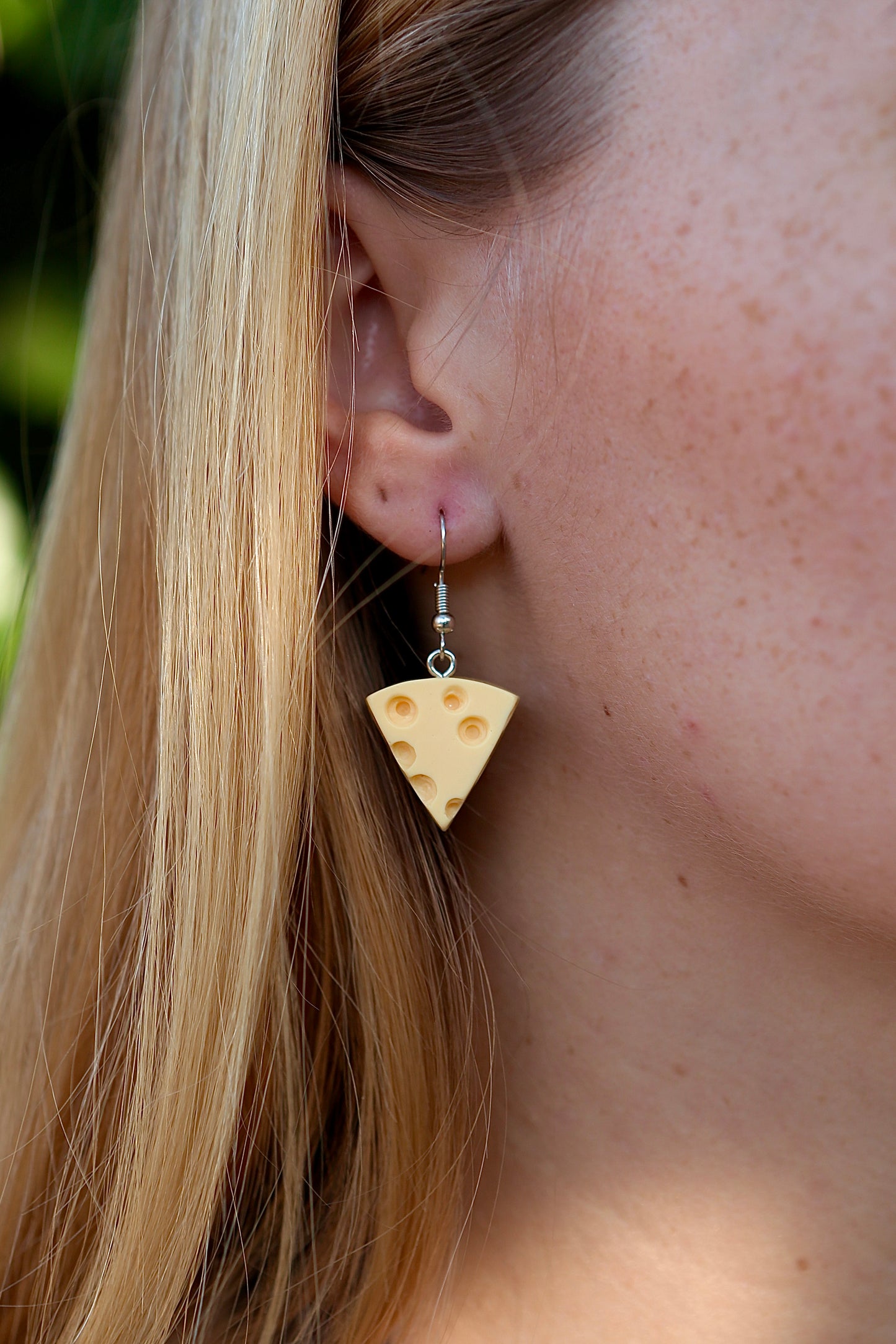 cheese earrings