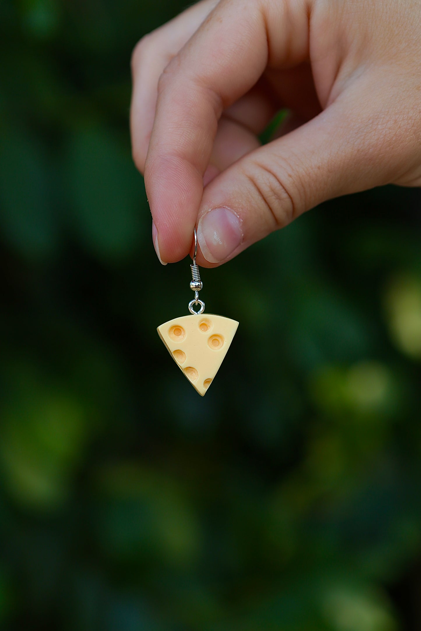 cheese earrings