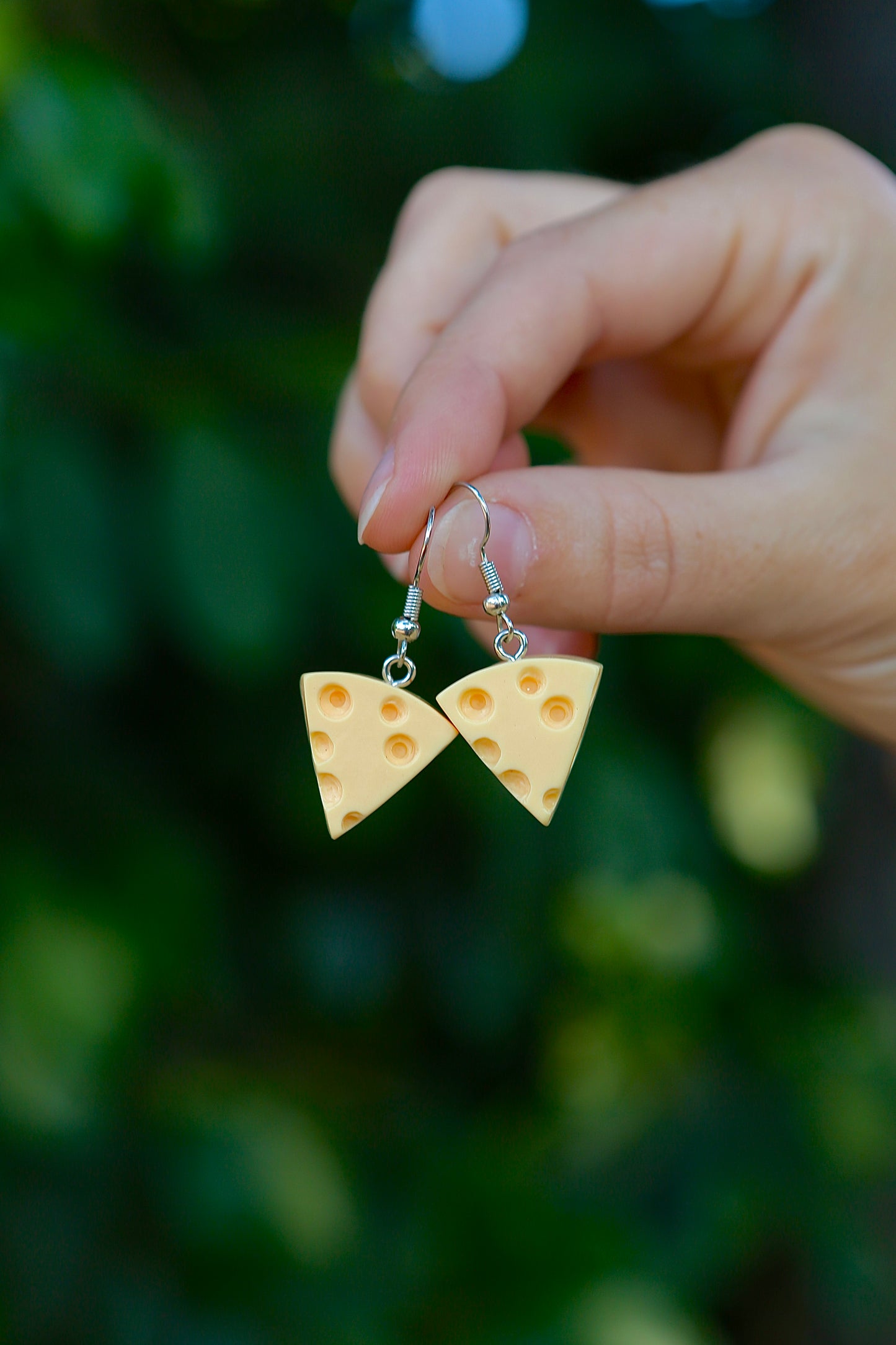 cheese earrings