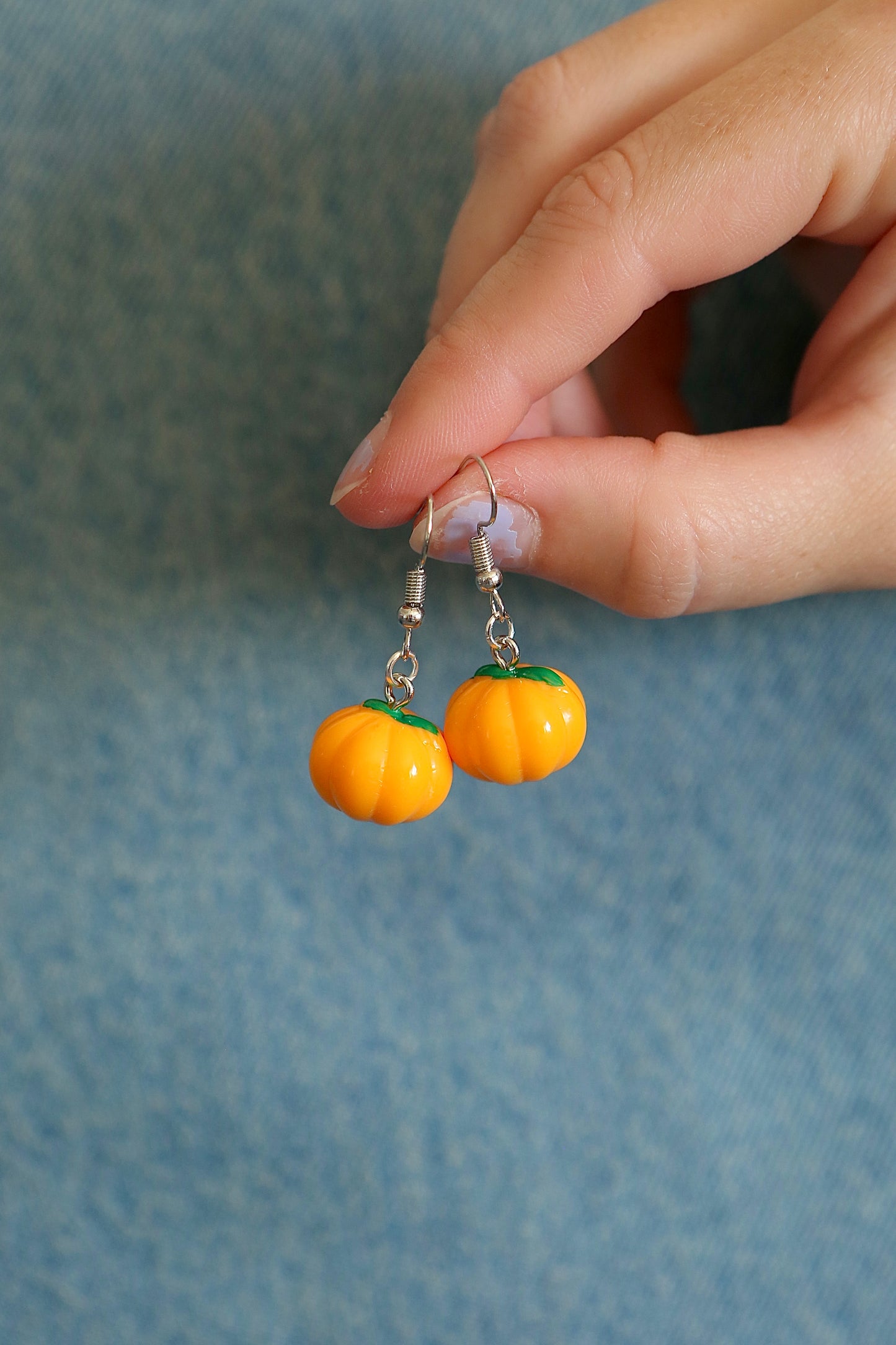 pumpkin earrings